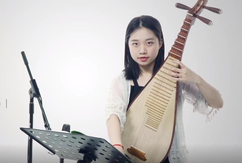 新爱琴乐器武汉琵琶培训老师—陈珂米